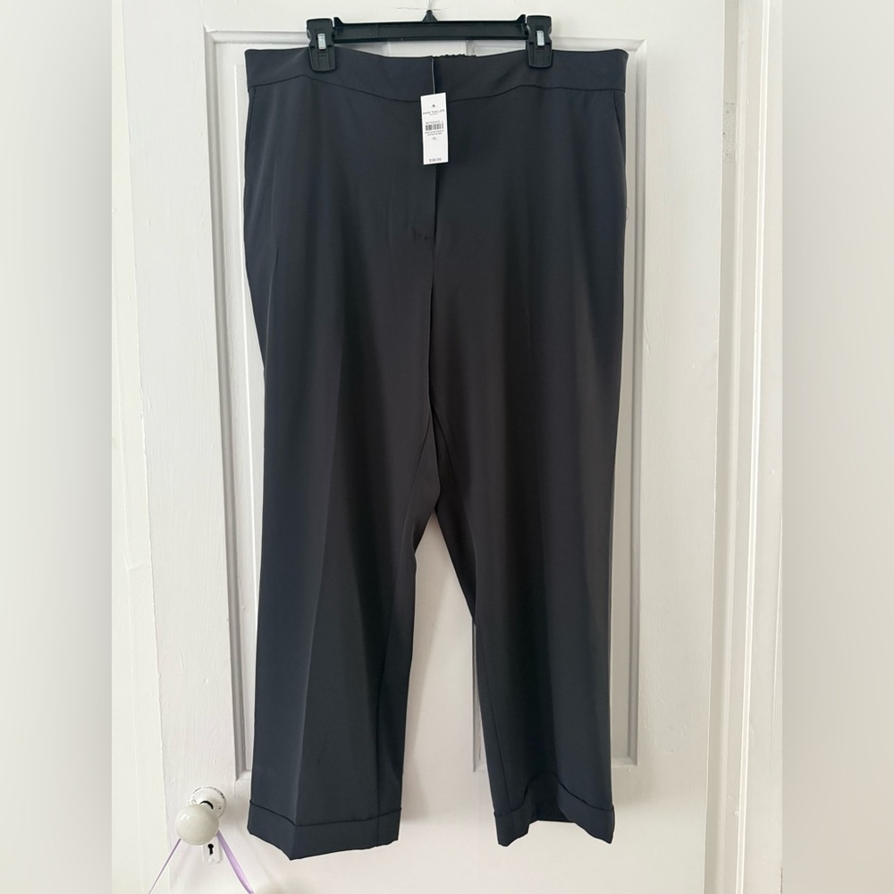 Ann Taylor Factory Cropped Charcoal Pant